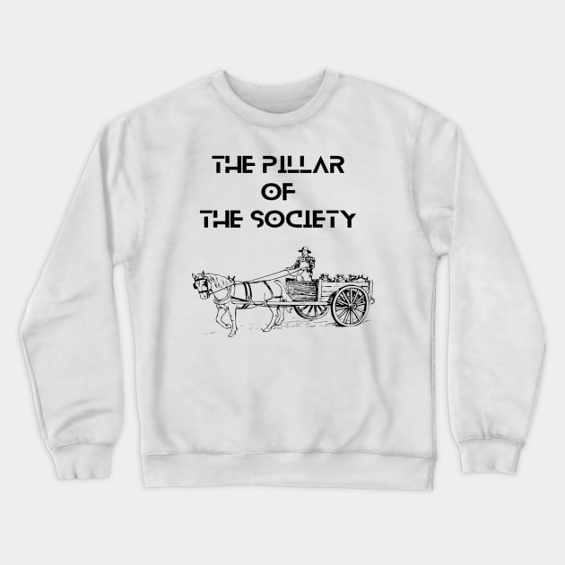 Farmers - The pillar of the society Crewneck Sweatshirt by Bharat Parv